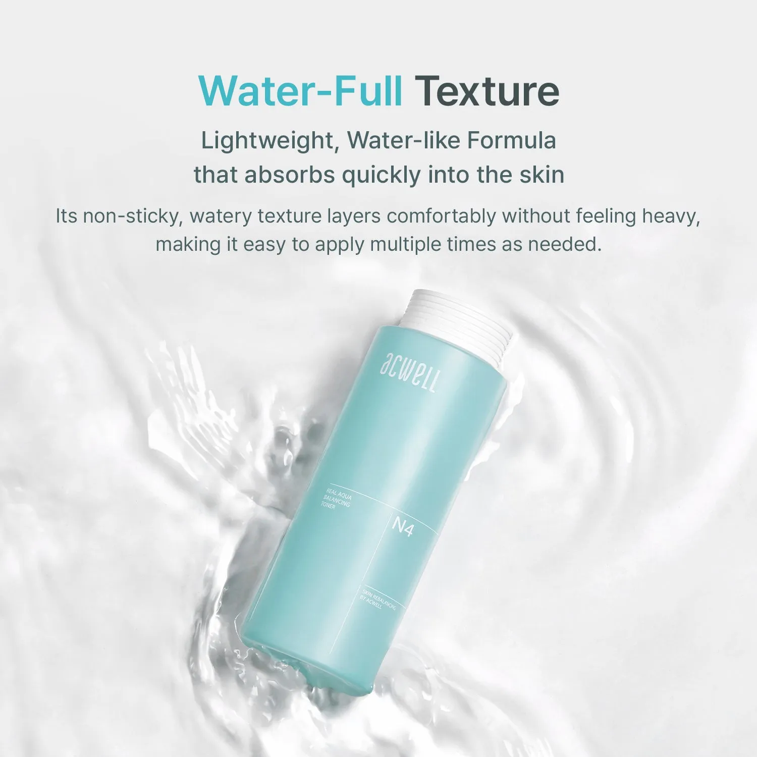 Acwell Real Aqua Balancing ansiktstoner mild peeling