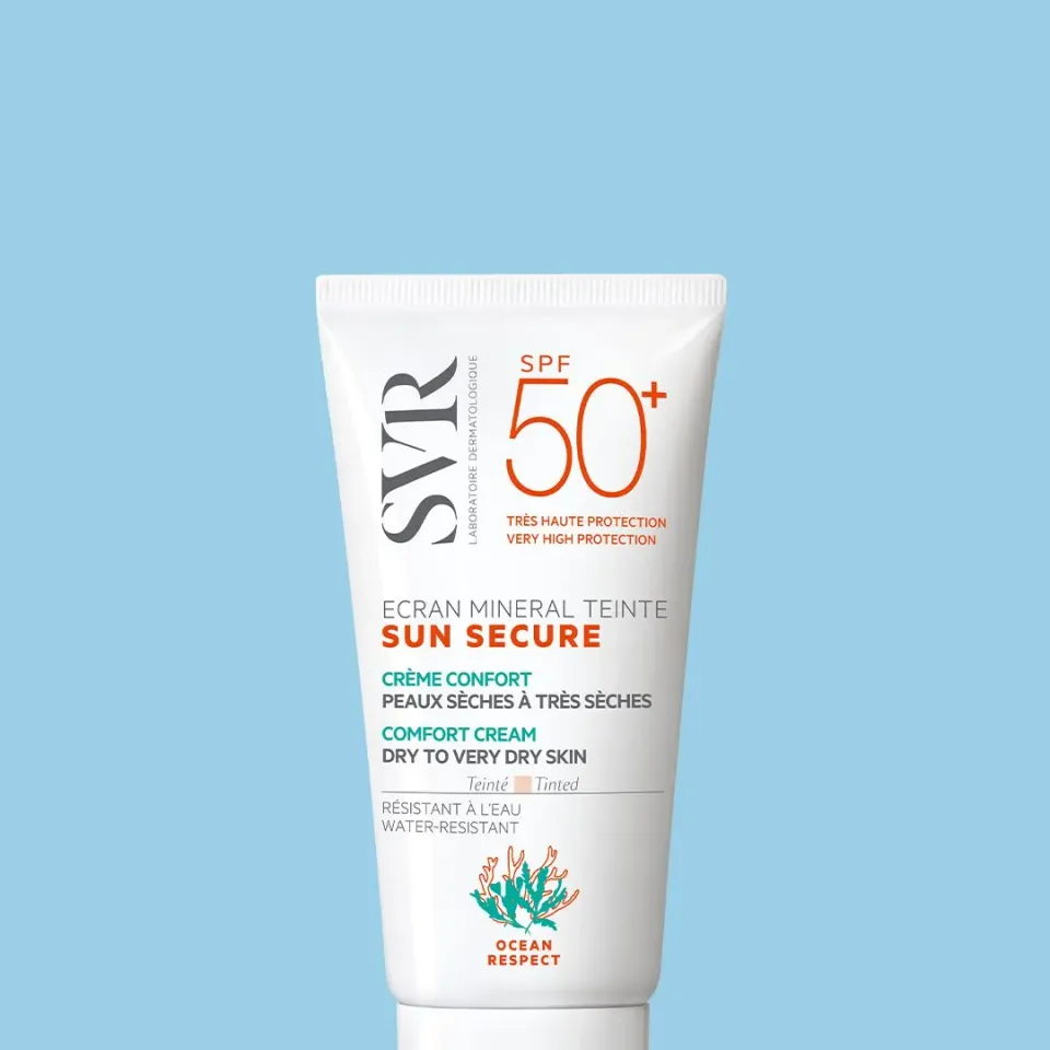 SVR Sun Secure Écran Minéral Teinté solkräm SPF50+ 60 g tonad
