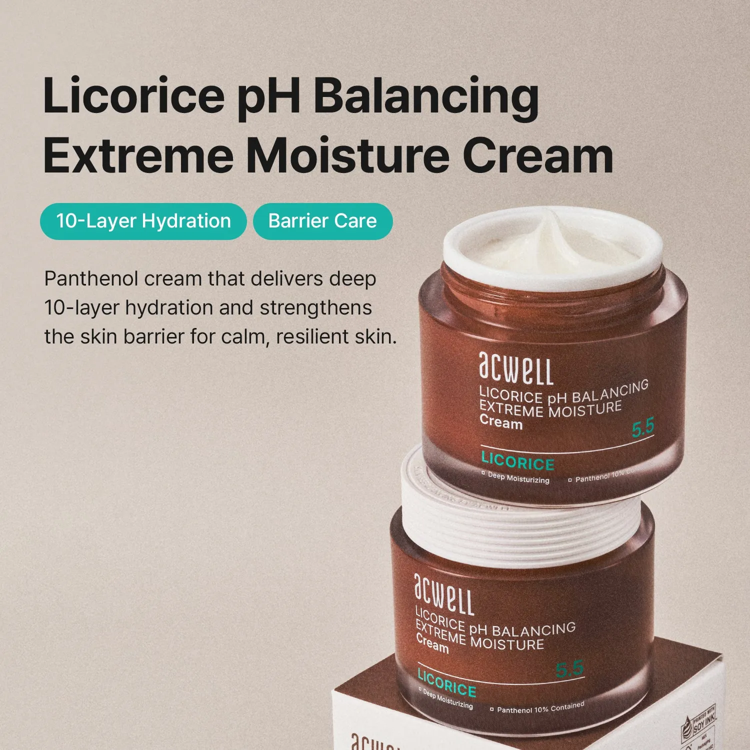 Acwell Licorice pH Balancing ansiktskräm intensiv