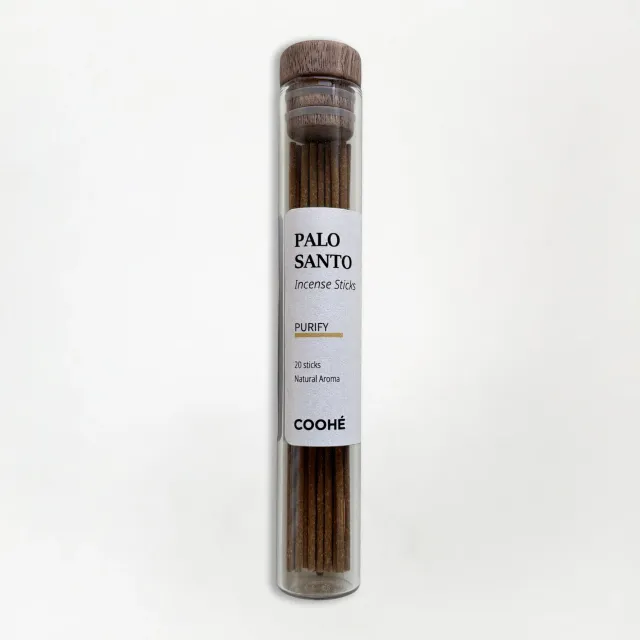 COOHÉ Palo Santo rökelsespinnar träiga 20-pack