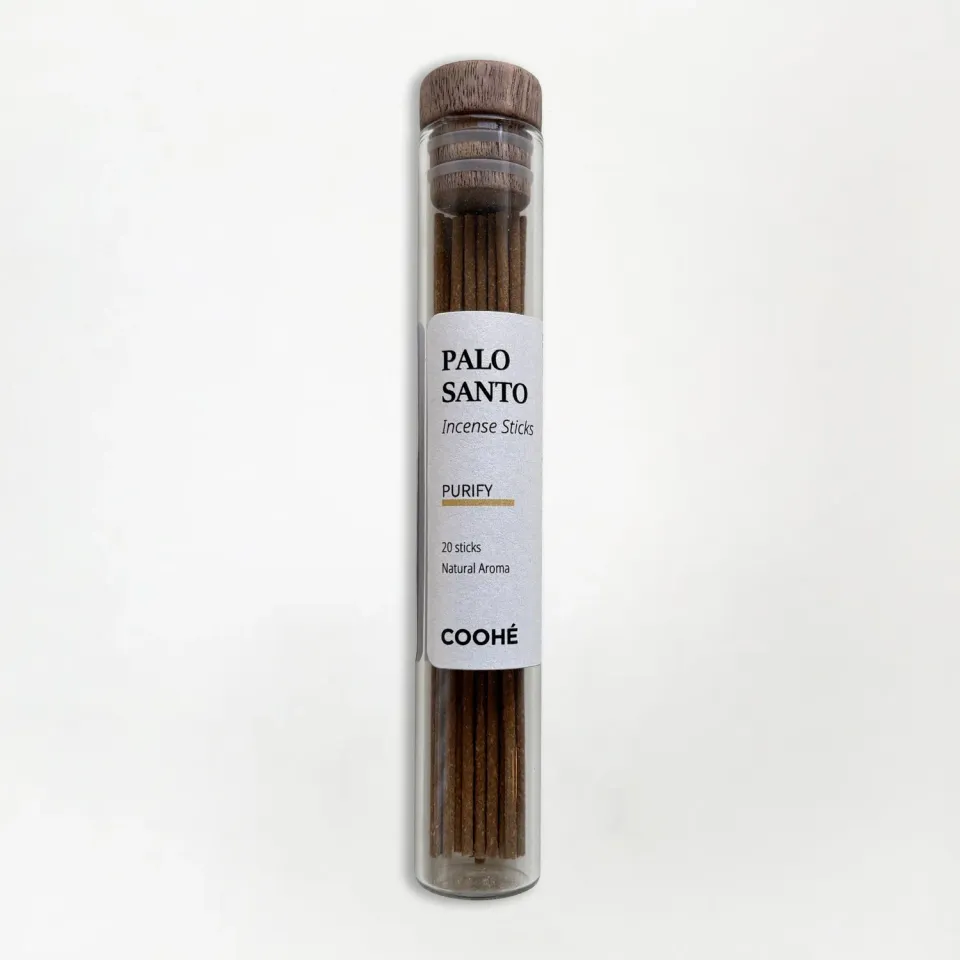 COOHÉ Palo Santo rökelsespinnar träiga 20-pack