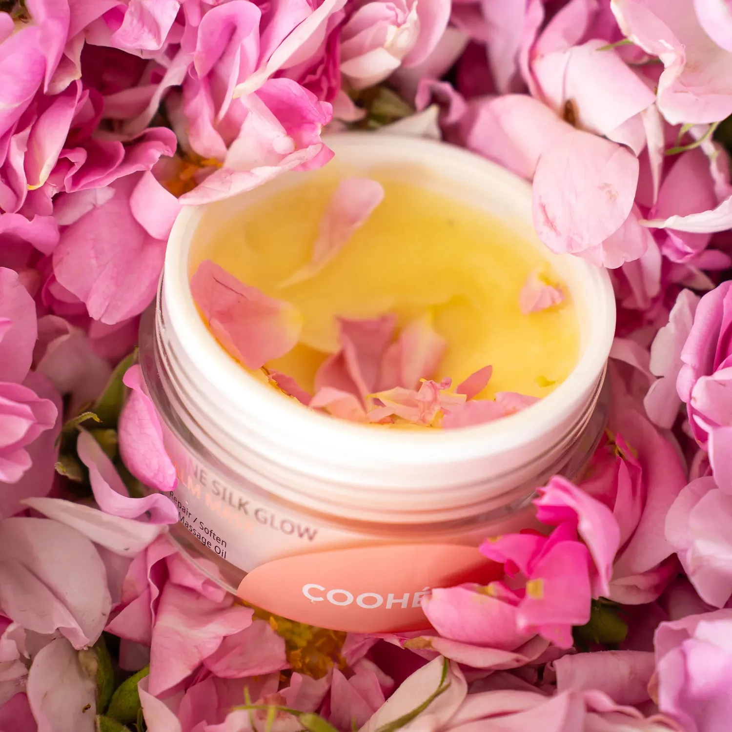 COOHÉ Squalane oljebalm mask ros 100 g torr hud