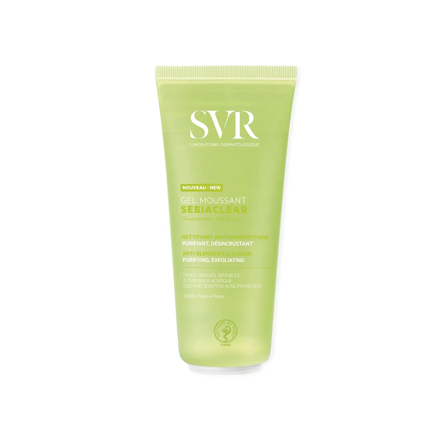 SVR Sebiaclear Gel Moussant rengöringsgel 400 ml för fet hud
