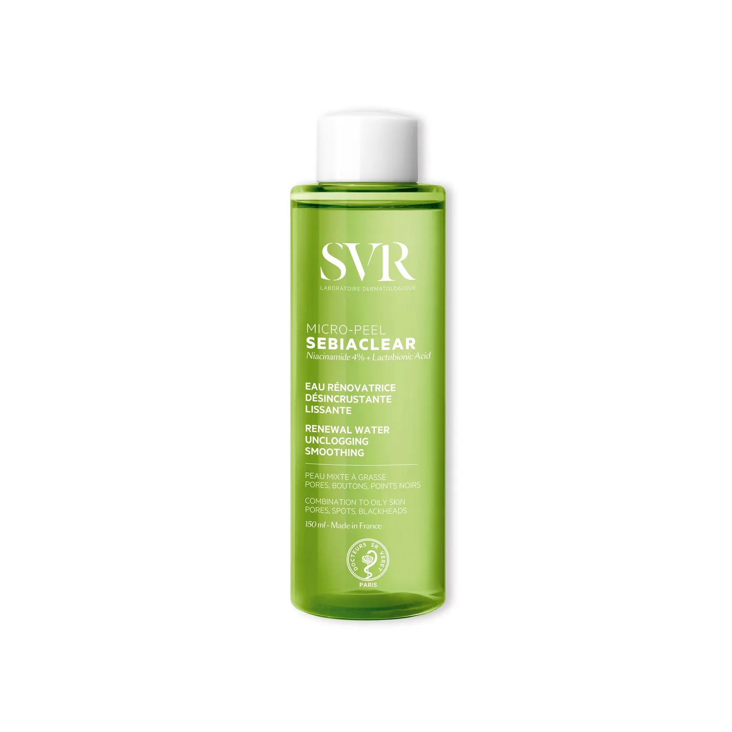 SVR Sebiaclear Micro-Peel ansiktsvatten 150ml porer