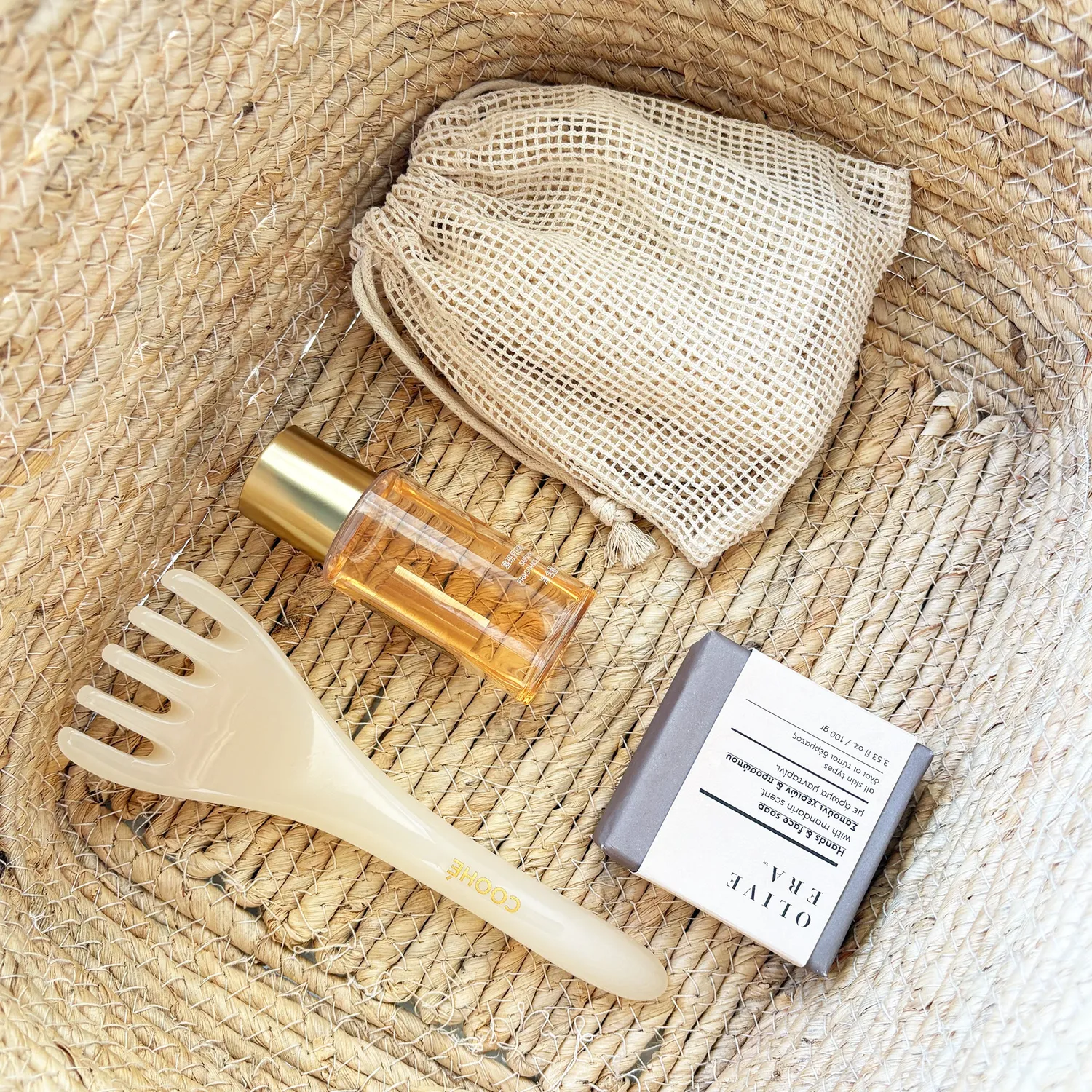 COOHÉ Scalp Flow Rake massageverktyg resin