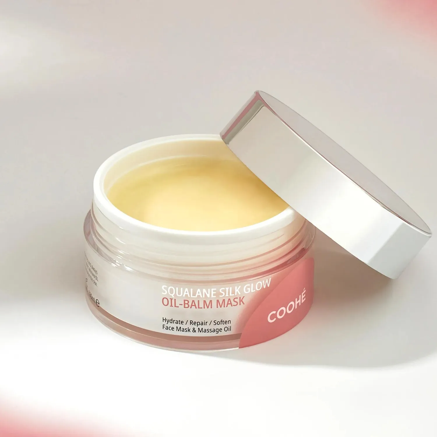 COOHÉ Squalane oljebalm mask ros 100 g torr hud
