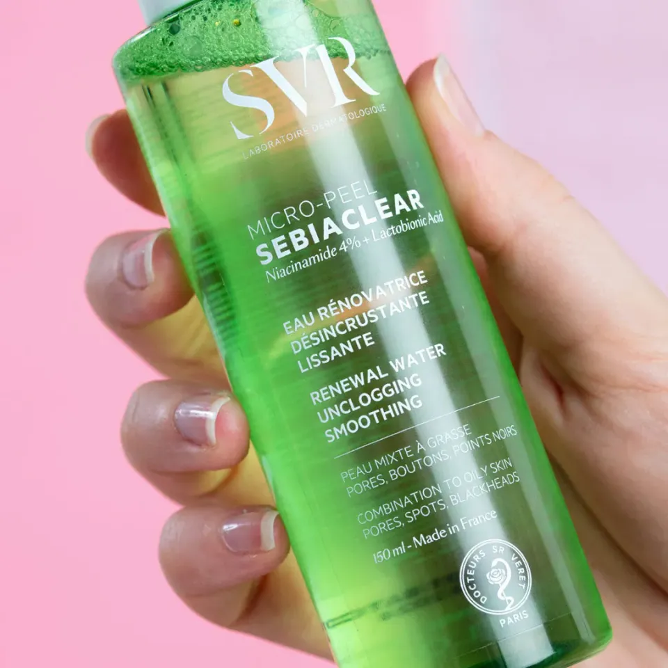 SVR Sebiaclear Micro-Peel ansiktsvatten 150ml porer