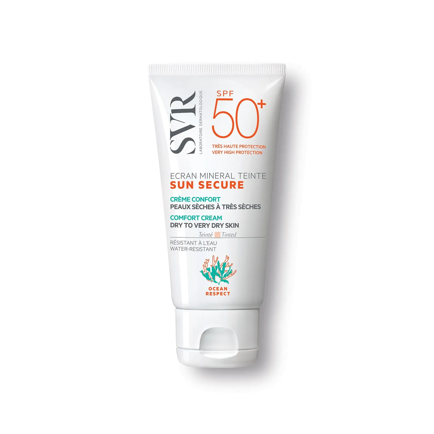 SVR Sun Secure Écran Minéral Teinté solkräm SPF50+ 60 g tonad