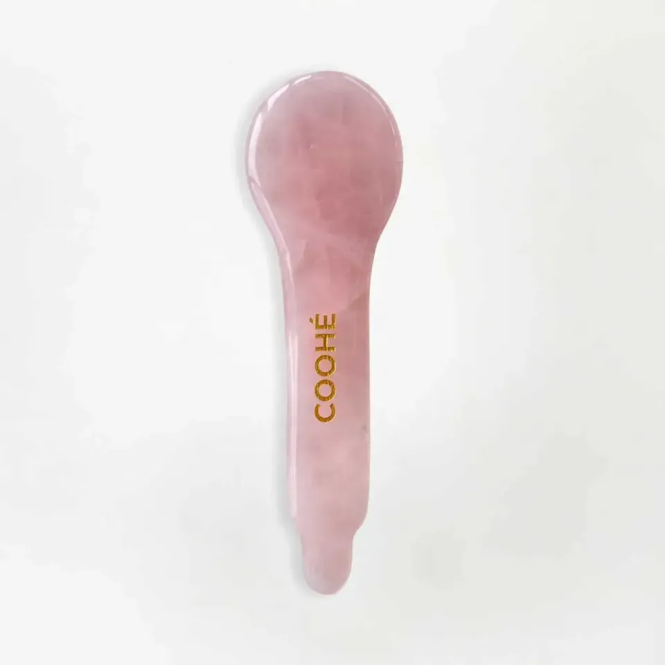COOHÉ Eye Relief gua sha sked rosenkvarts ögon