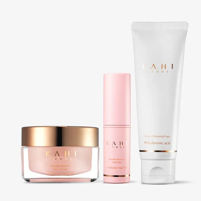 KAHI Essentials Set bundle 3 hudvårdsset balm kräm tvätt