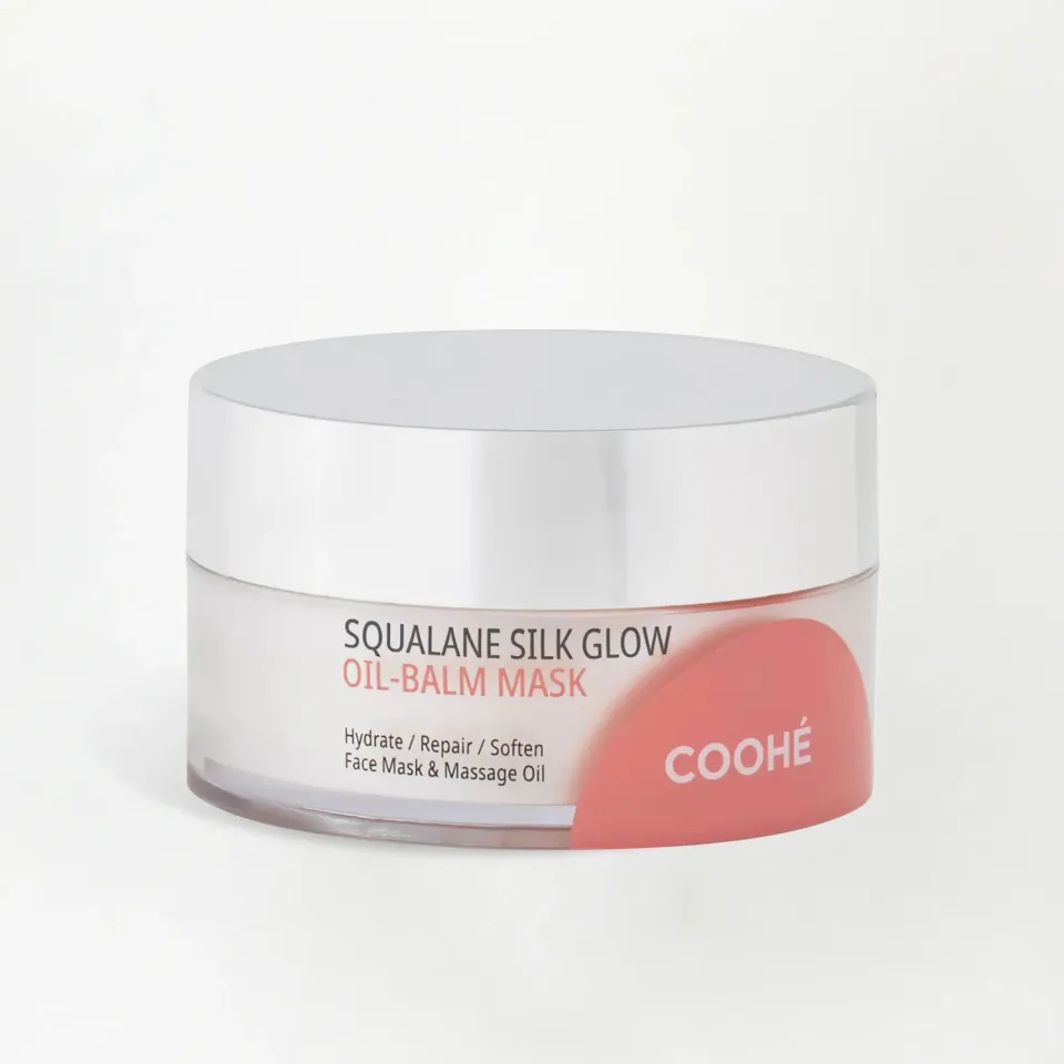 COOHÉ Squalane oljebalm mask ros 100 g torr hud