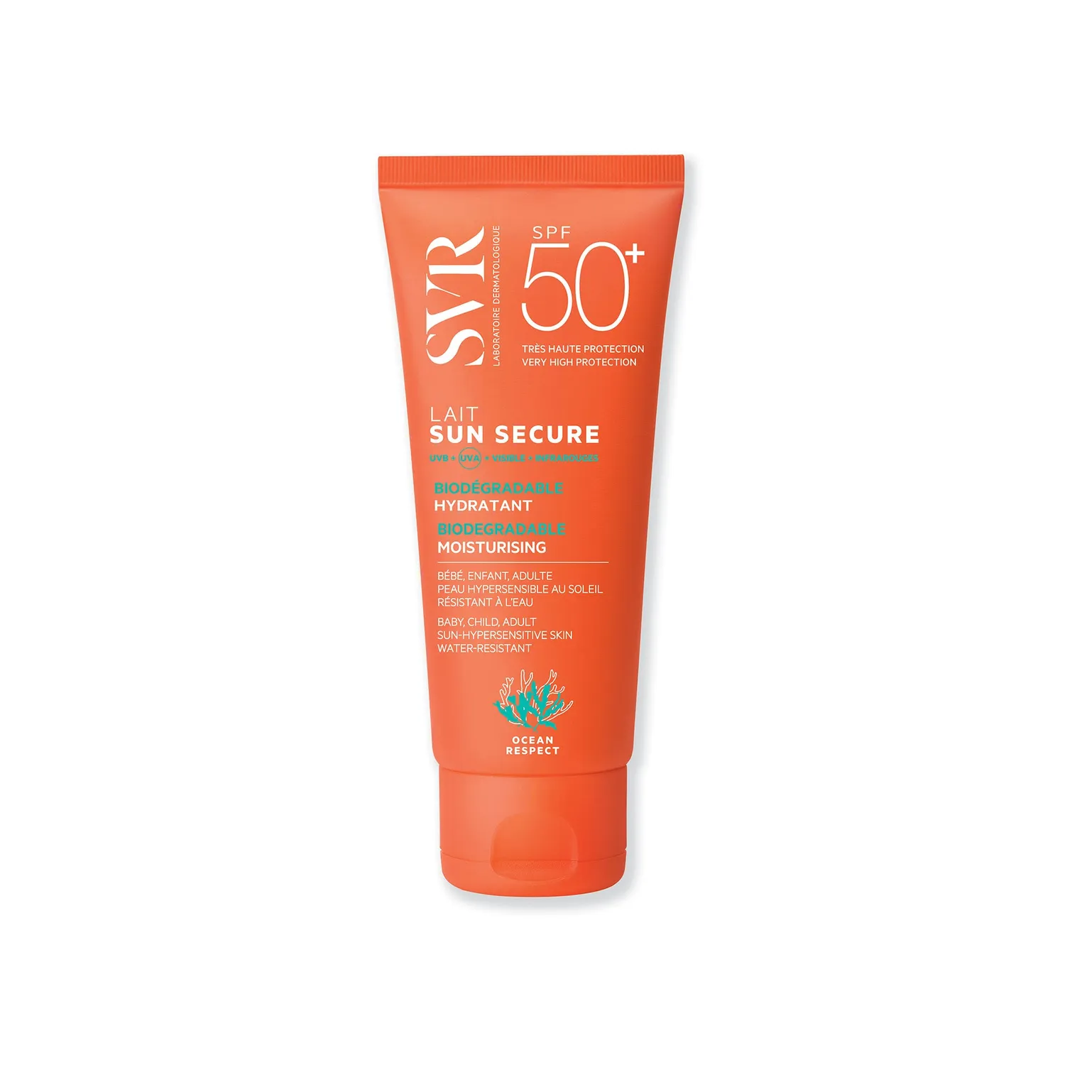 SVR Sun Secure Lait solmjölk SPF50+ 250 ml vattenfast