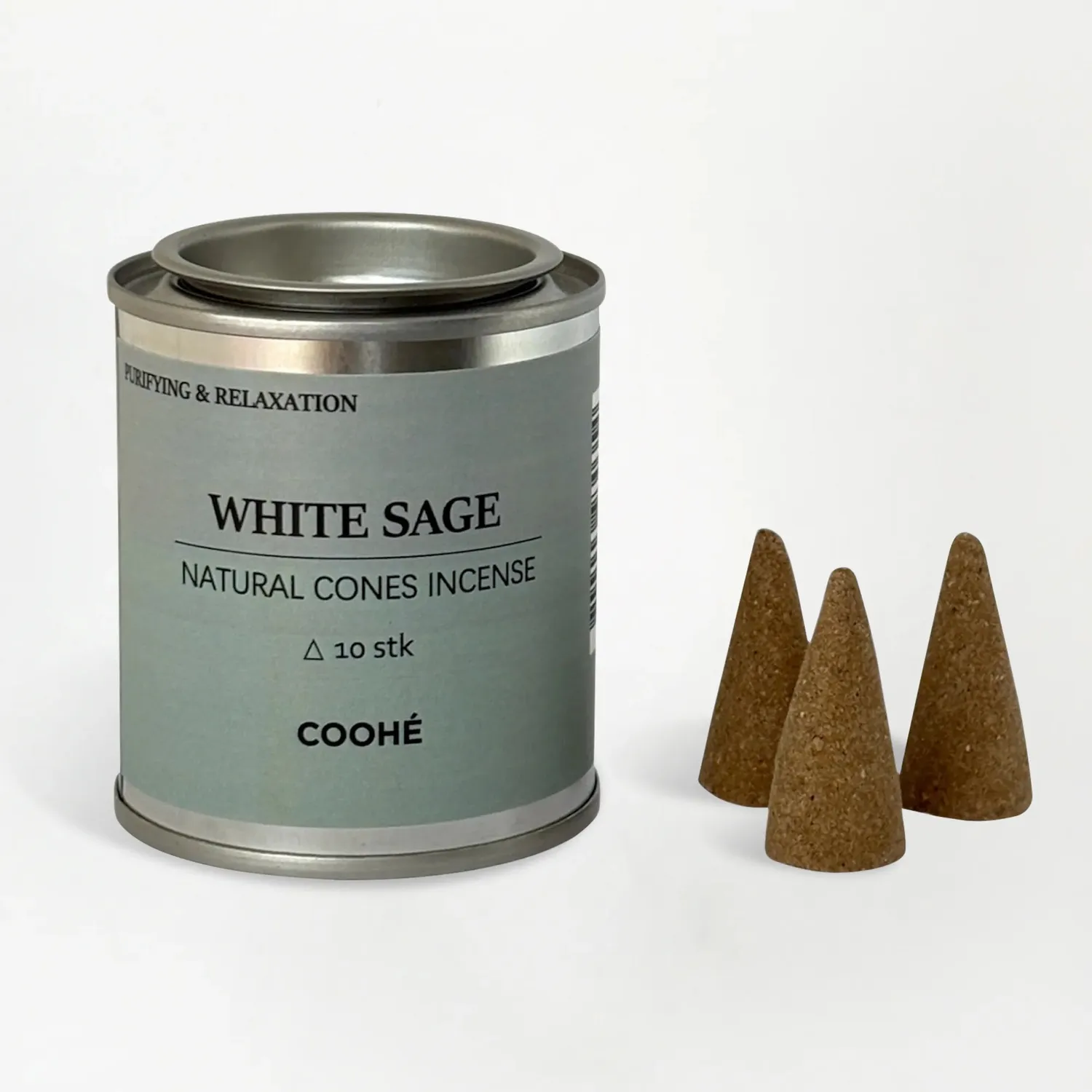 COOHÉ Ritual rökelsekoner palo santo ceder vit salvia