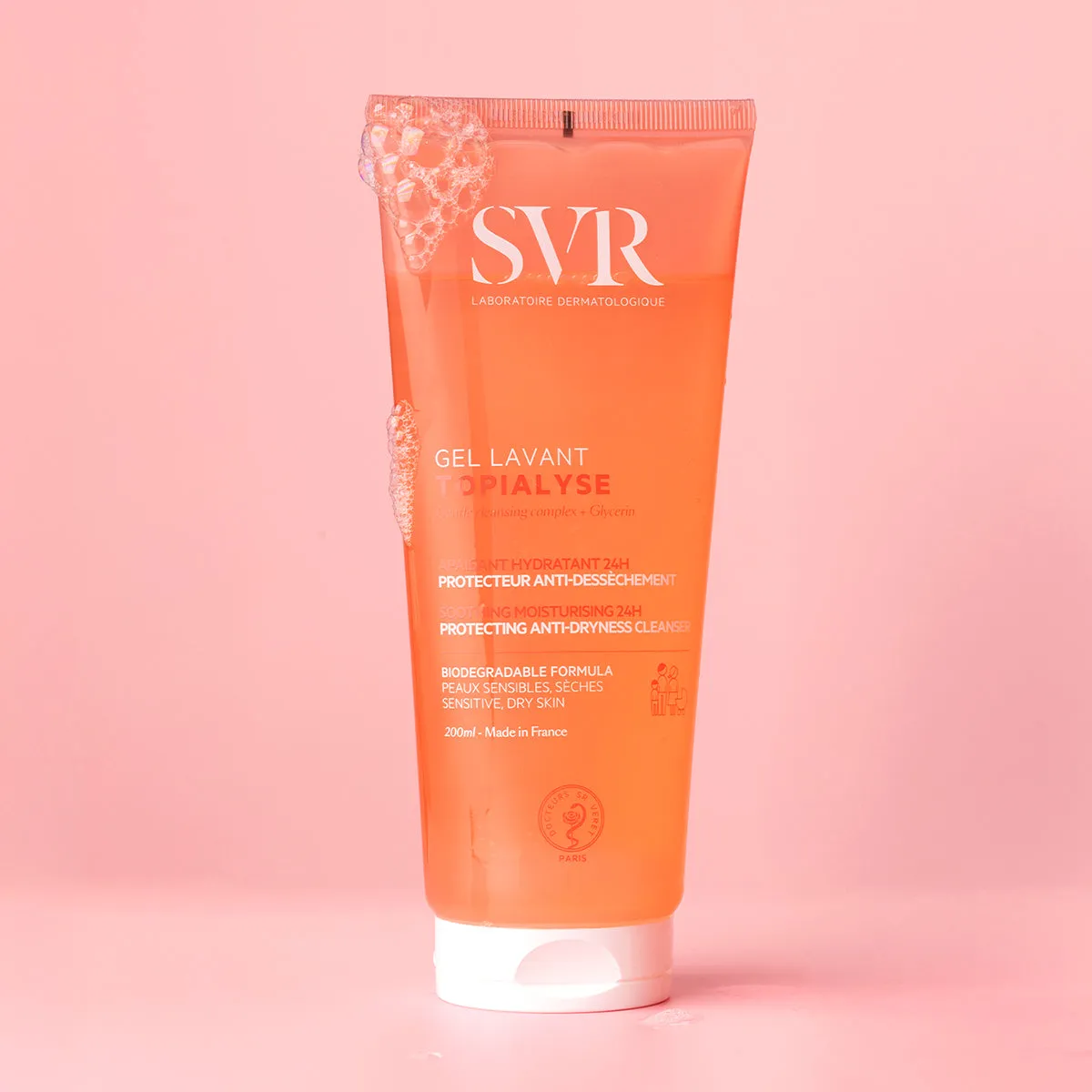 SVR Topialyse Gel Lavant duschtvål 400 ml torr hud