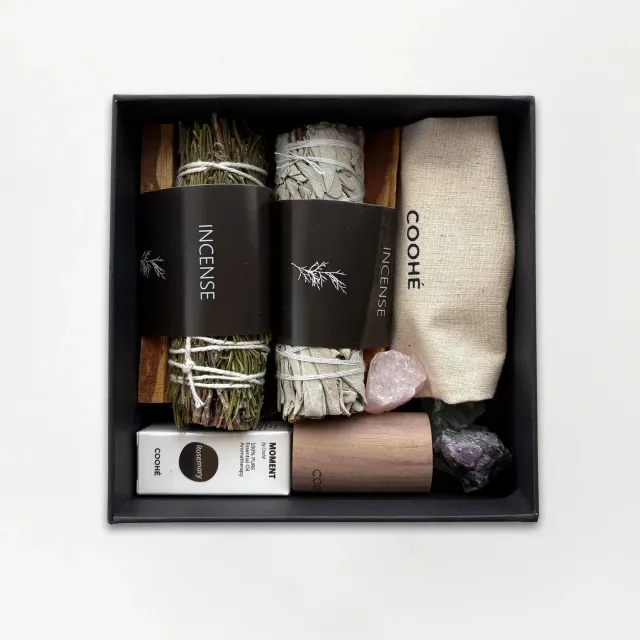 COOHÉ Reconnect Healing ritualsats rökelse presentask lugn