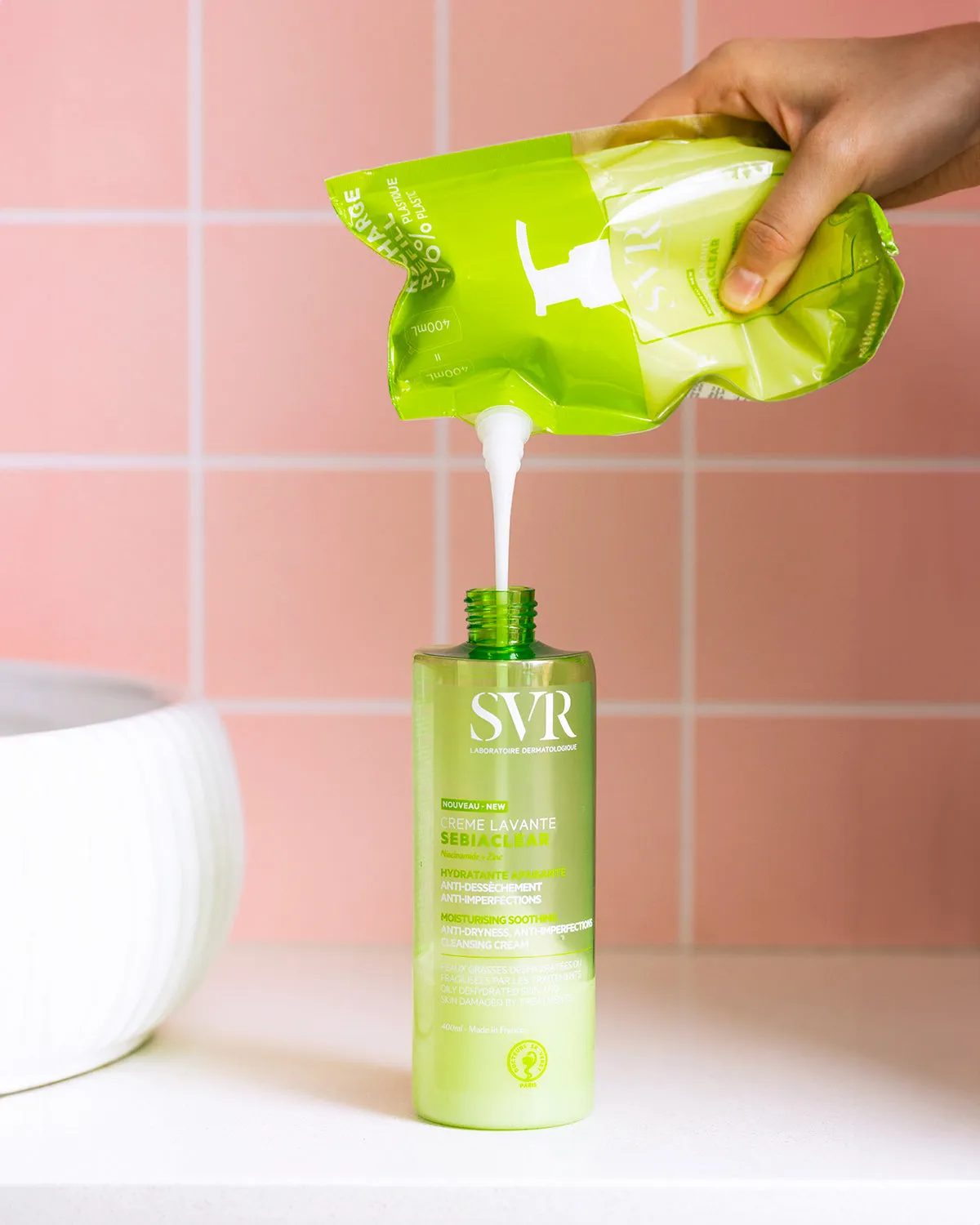 SVR Sebiaclear rengöringskräm 400 ml oparfymerad
