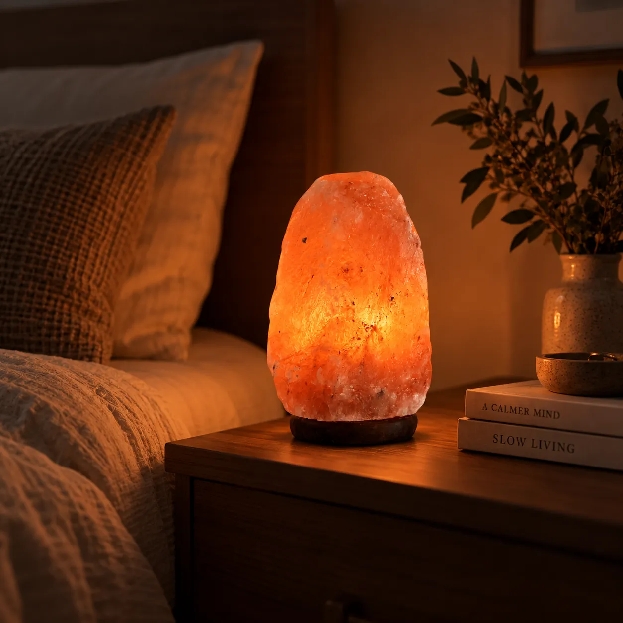 COOHÉ Himalayan Salt Lamp saltlampa 3–4 kg varmt ljus