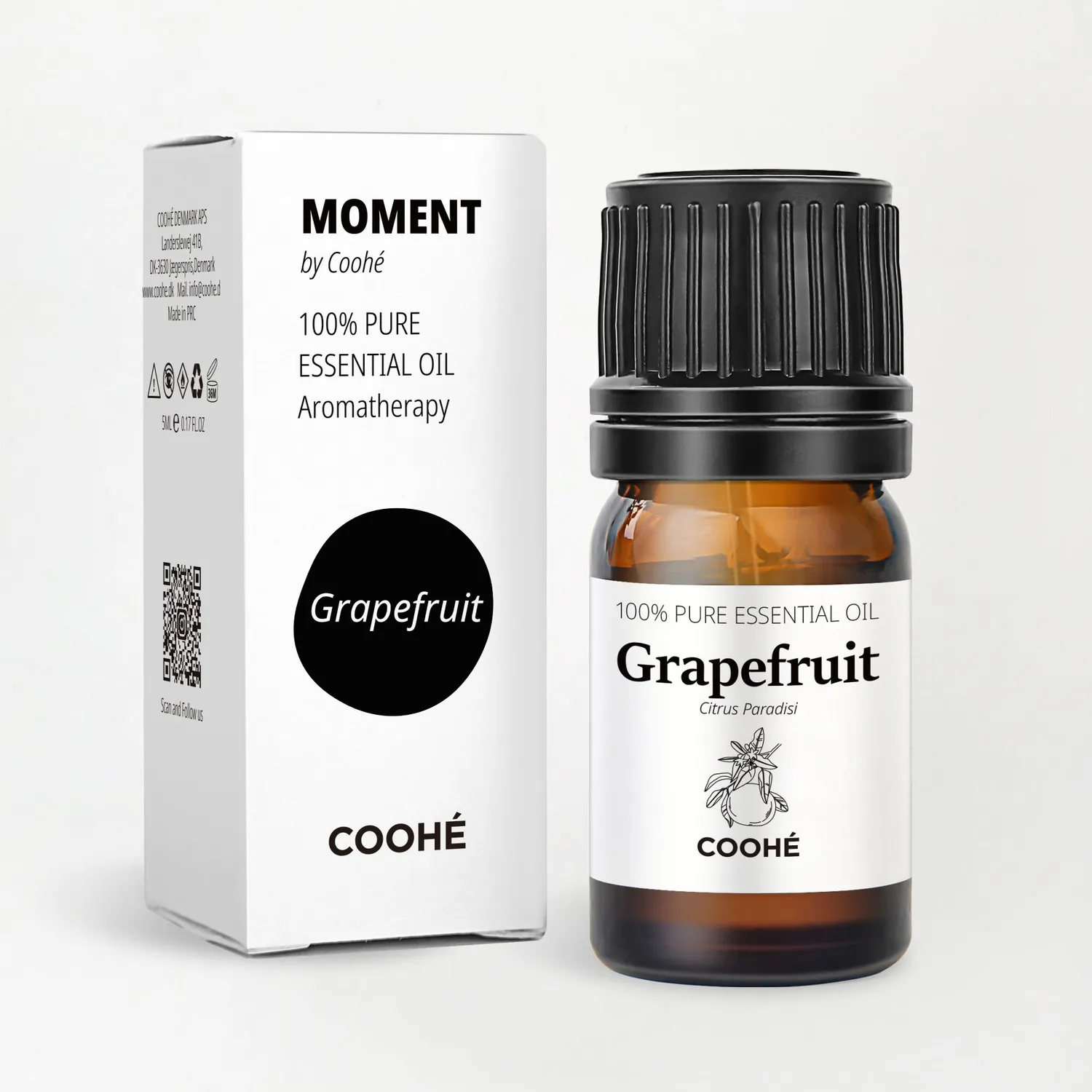 COOHÉ Grapefruit eterisk olja 5 ml frisk