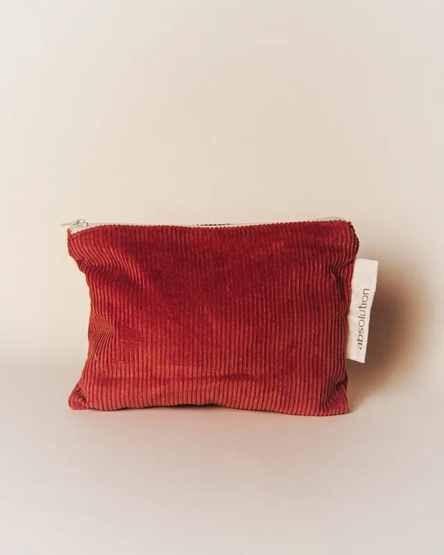 Absolution La Trousse Velours Côtelé necessär bomull 22x16 cm