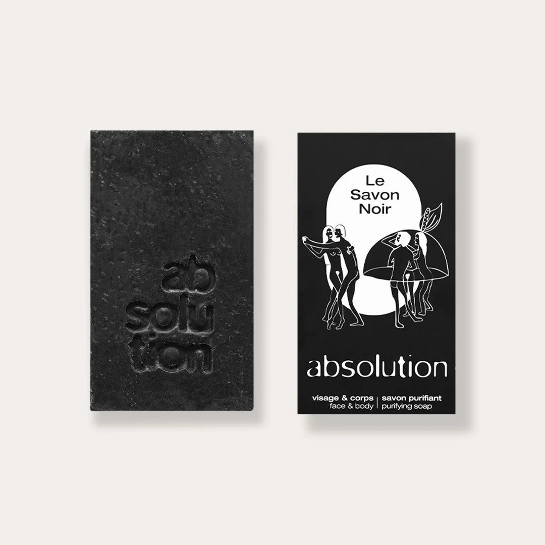 Absolution Le Savon Noir fast tvål kol