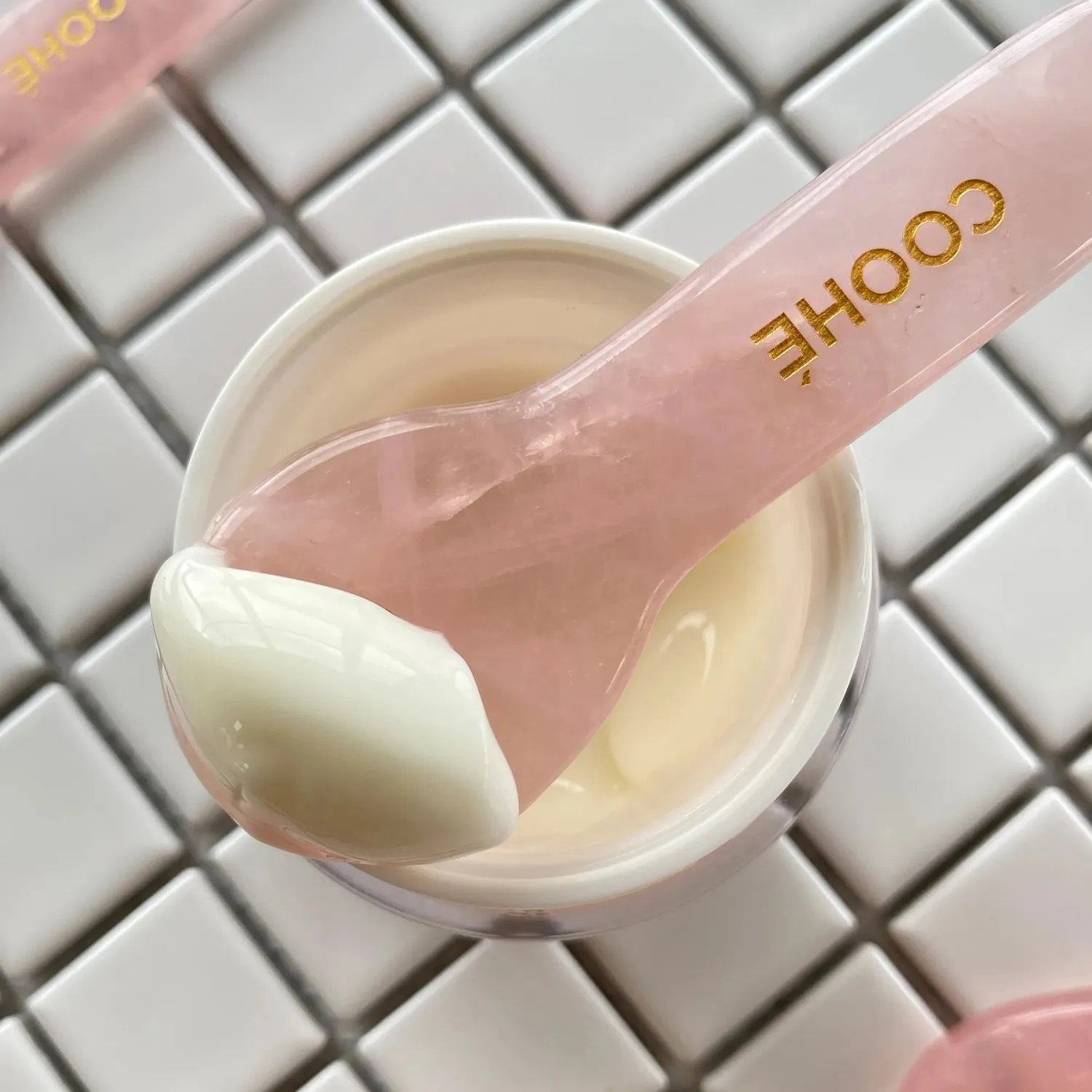 COOHÉ Squalane Hyaluronsyra Rose ansiktskräm 50g torr hud