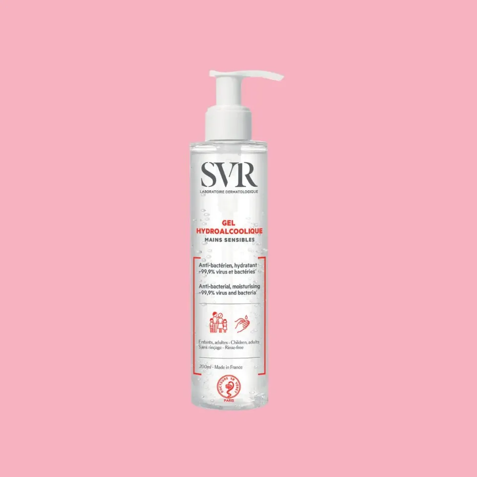 SVR Gel Hydroalcoolique handgel 200ml känsliga händer