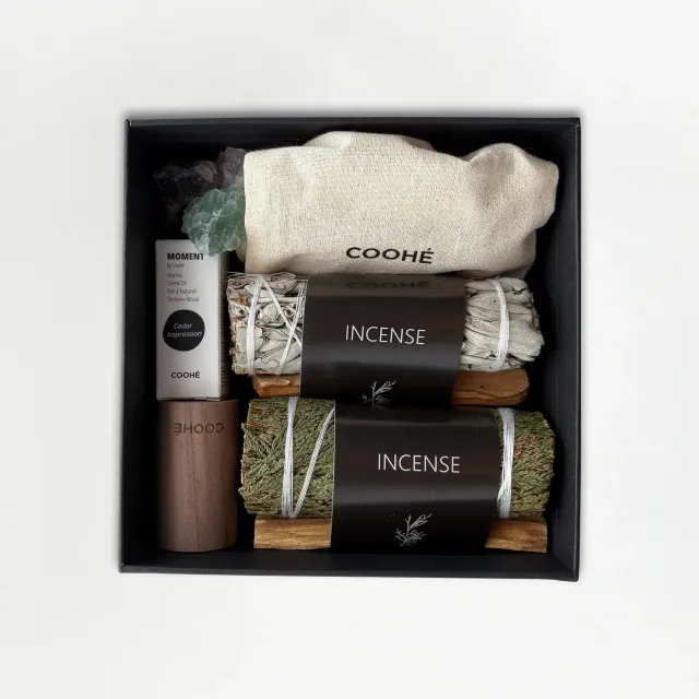 COOHÉ Purify Healing rökelseset presentkit palo santo