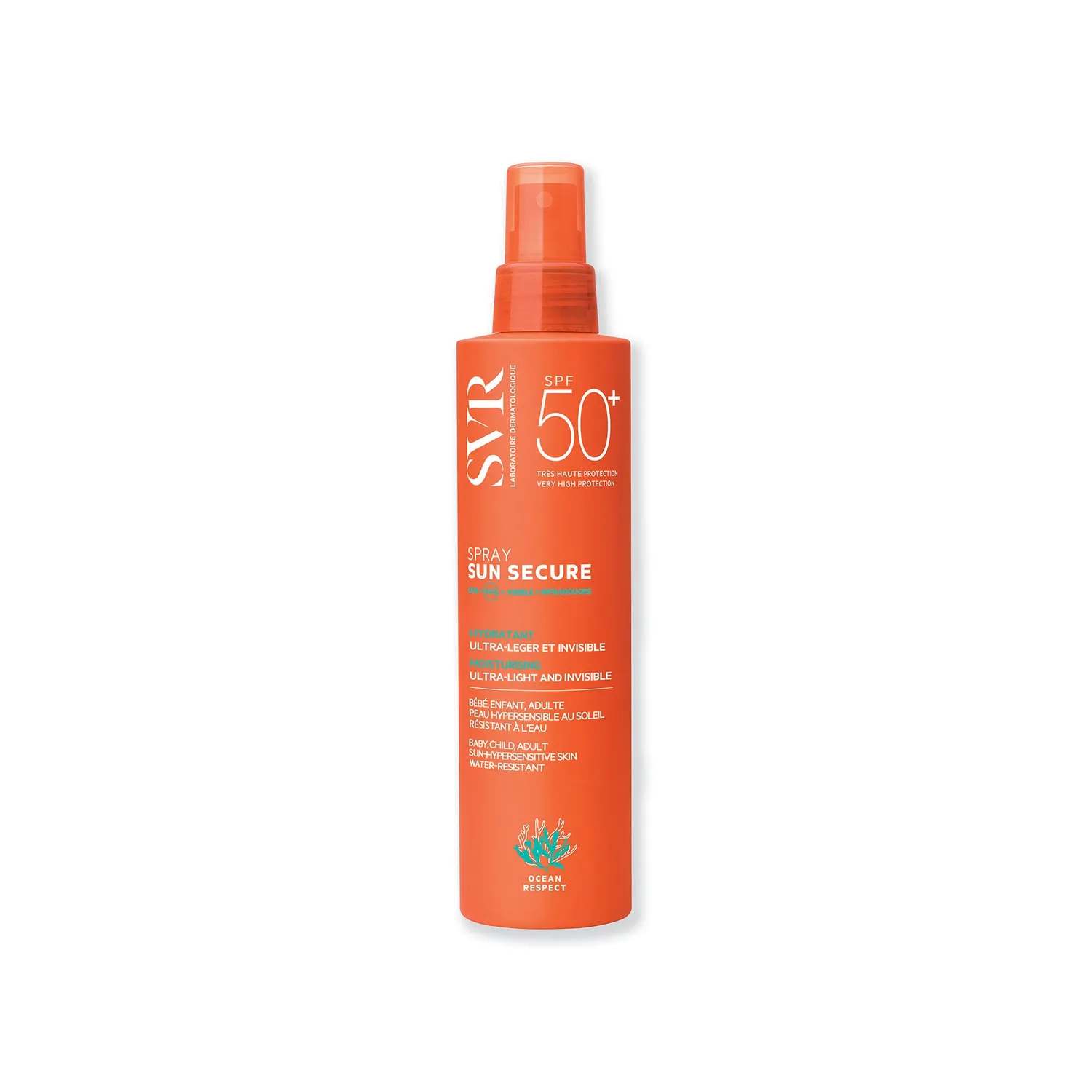 SVR Sun Secure Spray SPF50+ solspray 200ml hög skydd