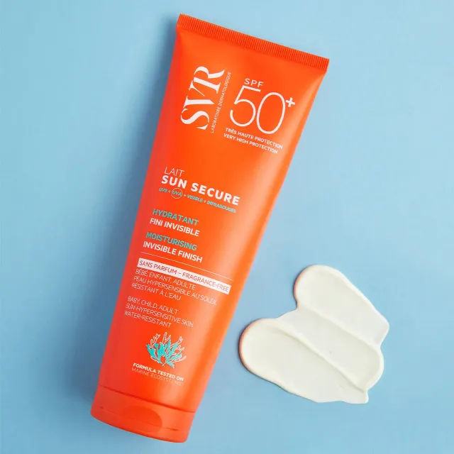SVR Sun Secure mjölk SPF50+ 250 ml utan parfym
