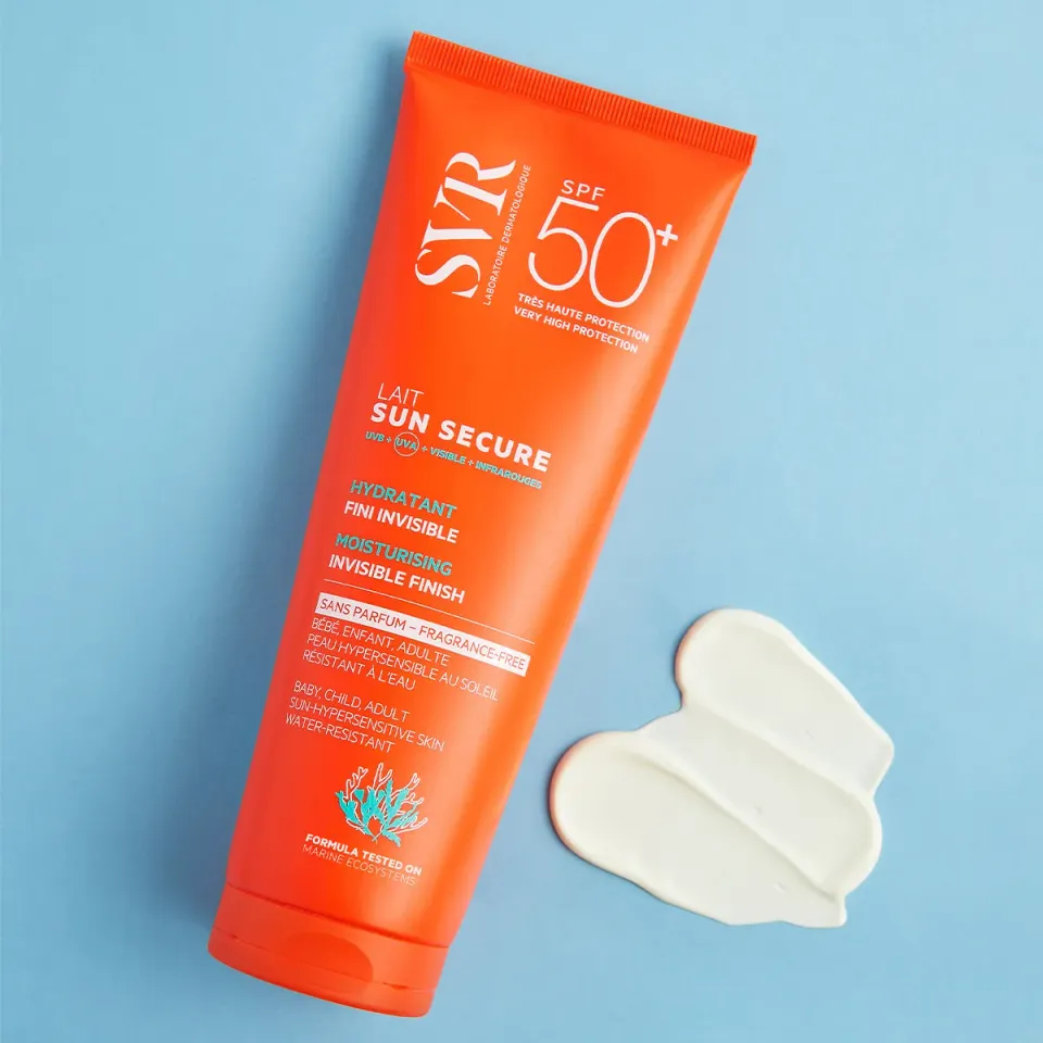 SVR Sun Secure mjölk SPF50+ 250 ml utan parfym