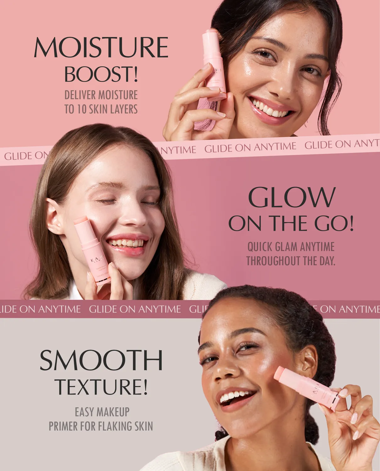 KAHI Multi Balm Stick Duo Set balsamstift 2-pack glow