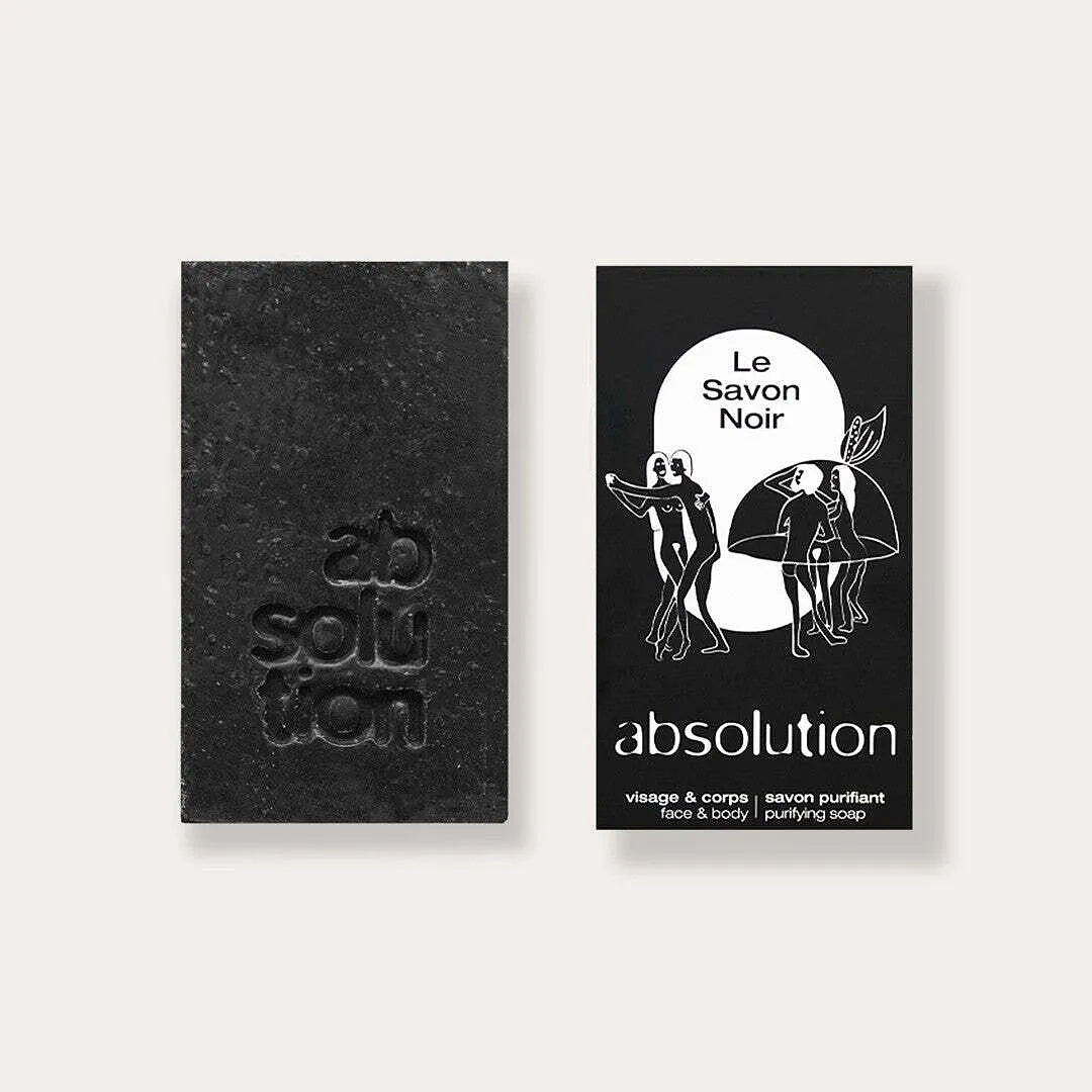 Absolution Le Savon Noir fast tvål kol